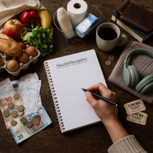 Haushalt Budget im Griff