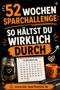 52 Wochen Sparchallenge durchhalten