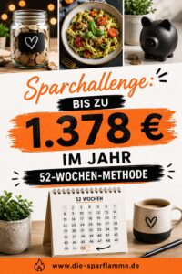 Sparchallenge Umschlagmethode