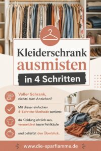 Spartipps Kleiderschrank ausmisten