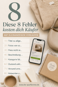 Auf Kleinanzeigen Gegenstände verkaufen