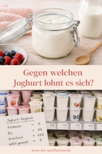 Joghurt herstellen Kosten