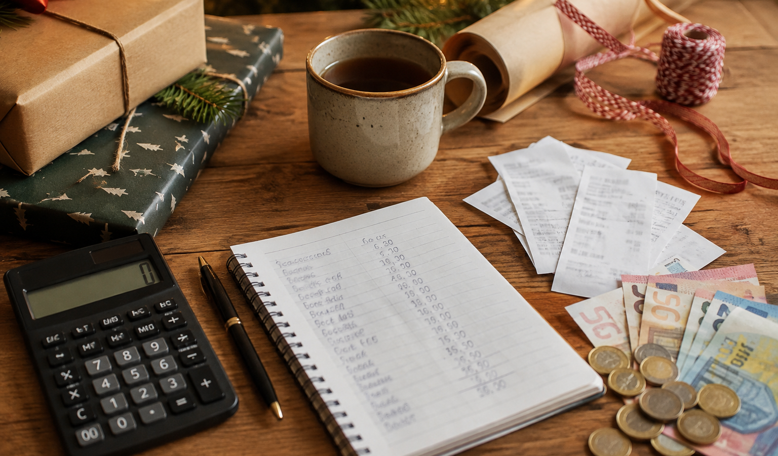 Weihnachtsgeschenke Budget planen die ehrliche Rechnung