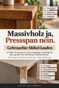 Gebrauchte Möbel kaufen Tipps