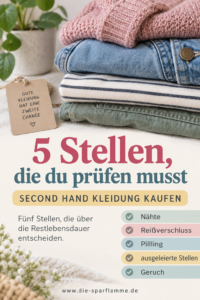 Second Hand Kleidung kaufen Tipps