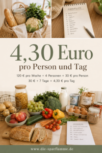 Wocheneinkauf 4 Personen sparen